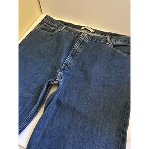 Levi's 550 Relaxed Straight Tapered Leg Jeans Mens Sz 48X32" Blue Denim‎